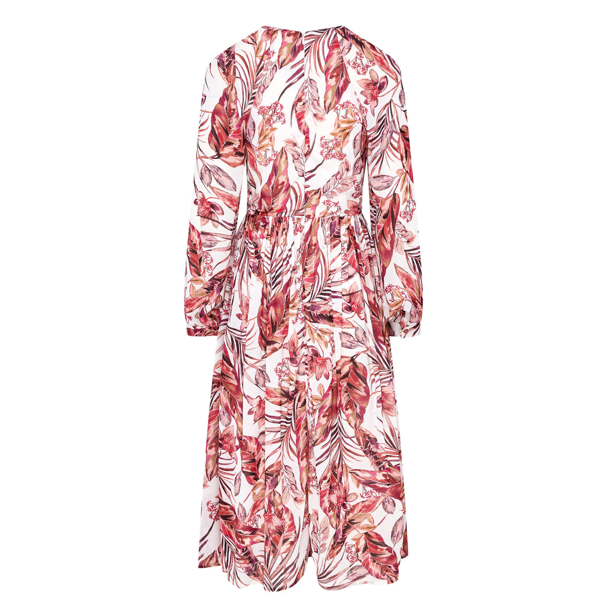 Rosalie Raglan Sleeve Dress - Cream Print